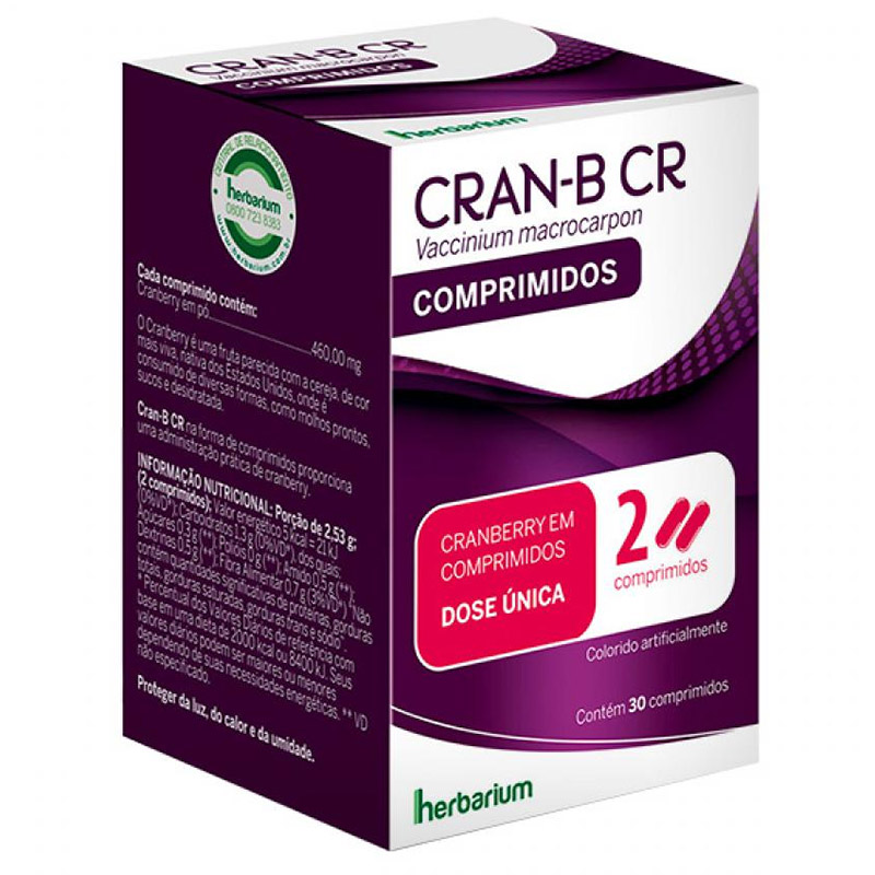 CRAN-B CR COM 30 COMPRIMIDOS - Farmácia Do IPAM